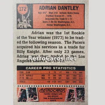 1978-79T NBA RetroCards Set • Series 3