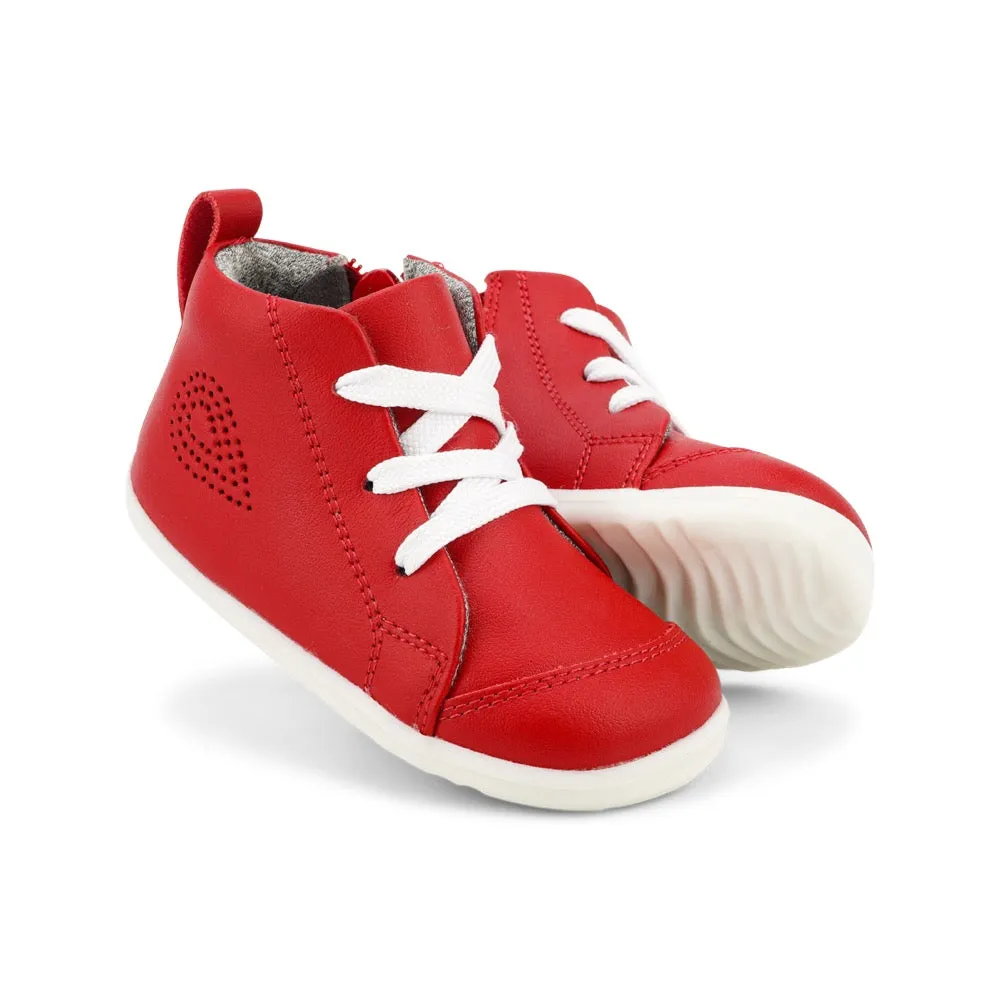 Bobux Step Up Alley-Oop Red Trainers