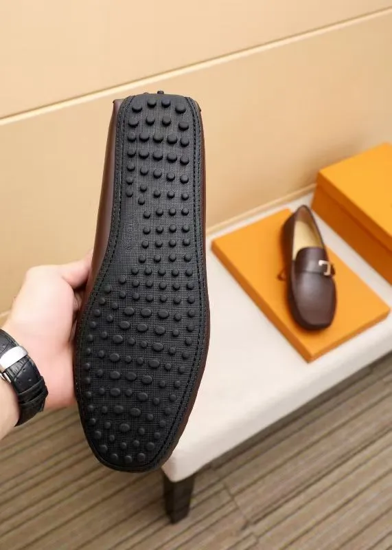 Branded Loafers With Metal Brand Logo