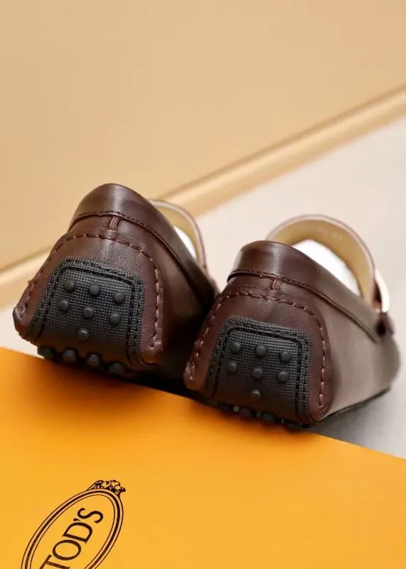 Branded Loafers With Metal Brand Logo