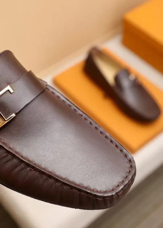Branded Loafers With Metal Brand Logo