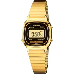 Casio Women's Vintage LA670WGA-1DF Daily Alarm Digital Gold-tone Watch | Multiple Colors