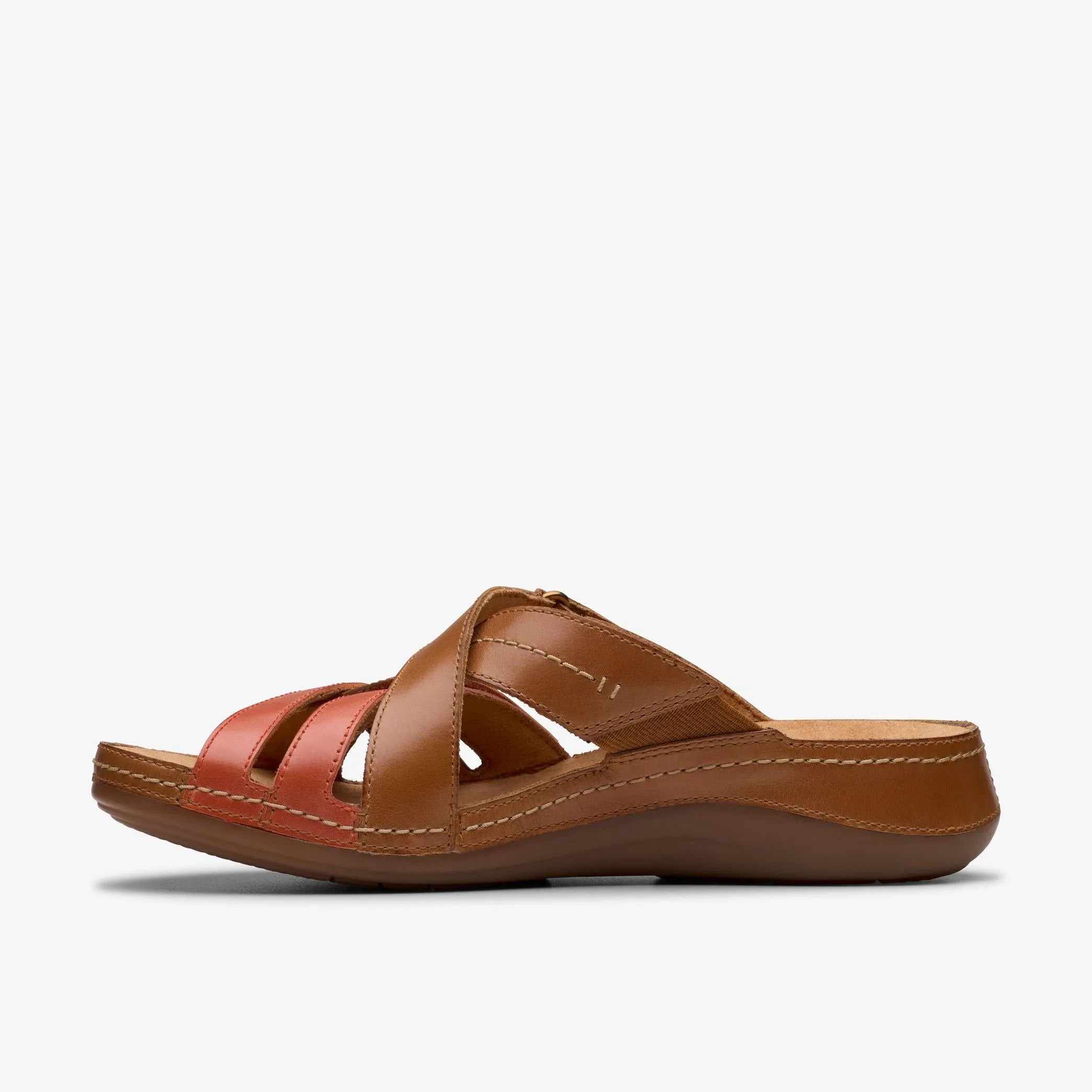 Cecily Slide - Tan Combination - 26181422