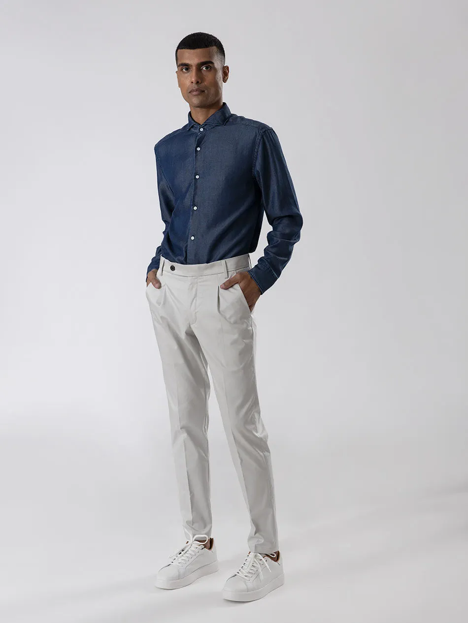 DARK WASH TENCEL DENIM