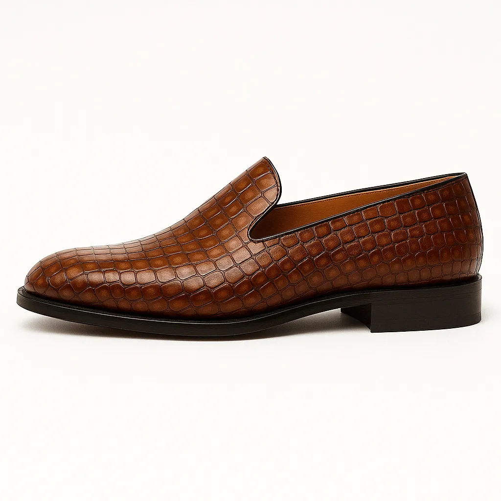 Domoir | Crocodile Loafers