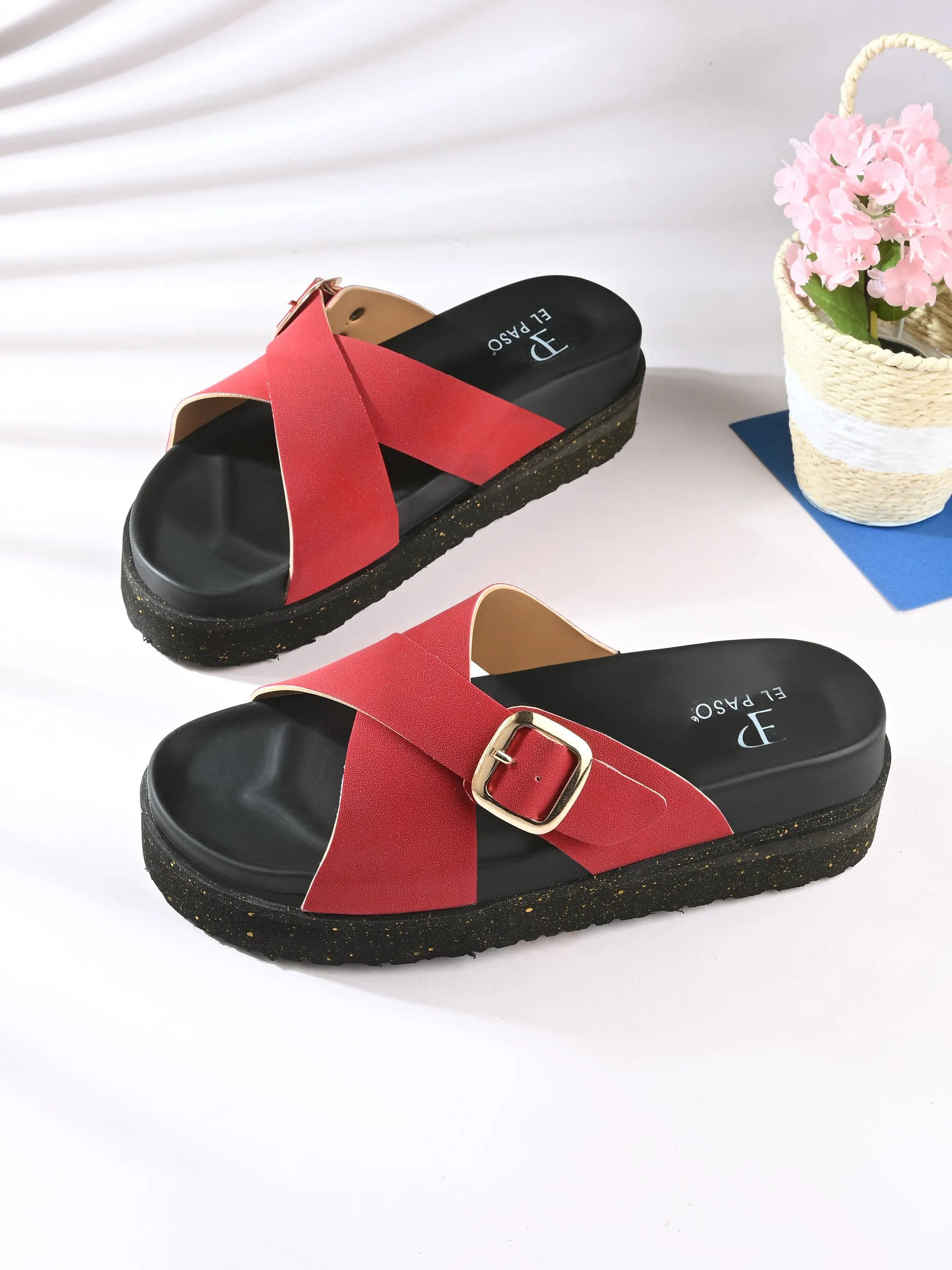 El Paso Women Platform Sandals