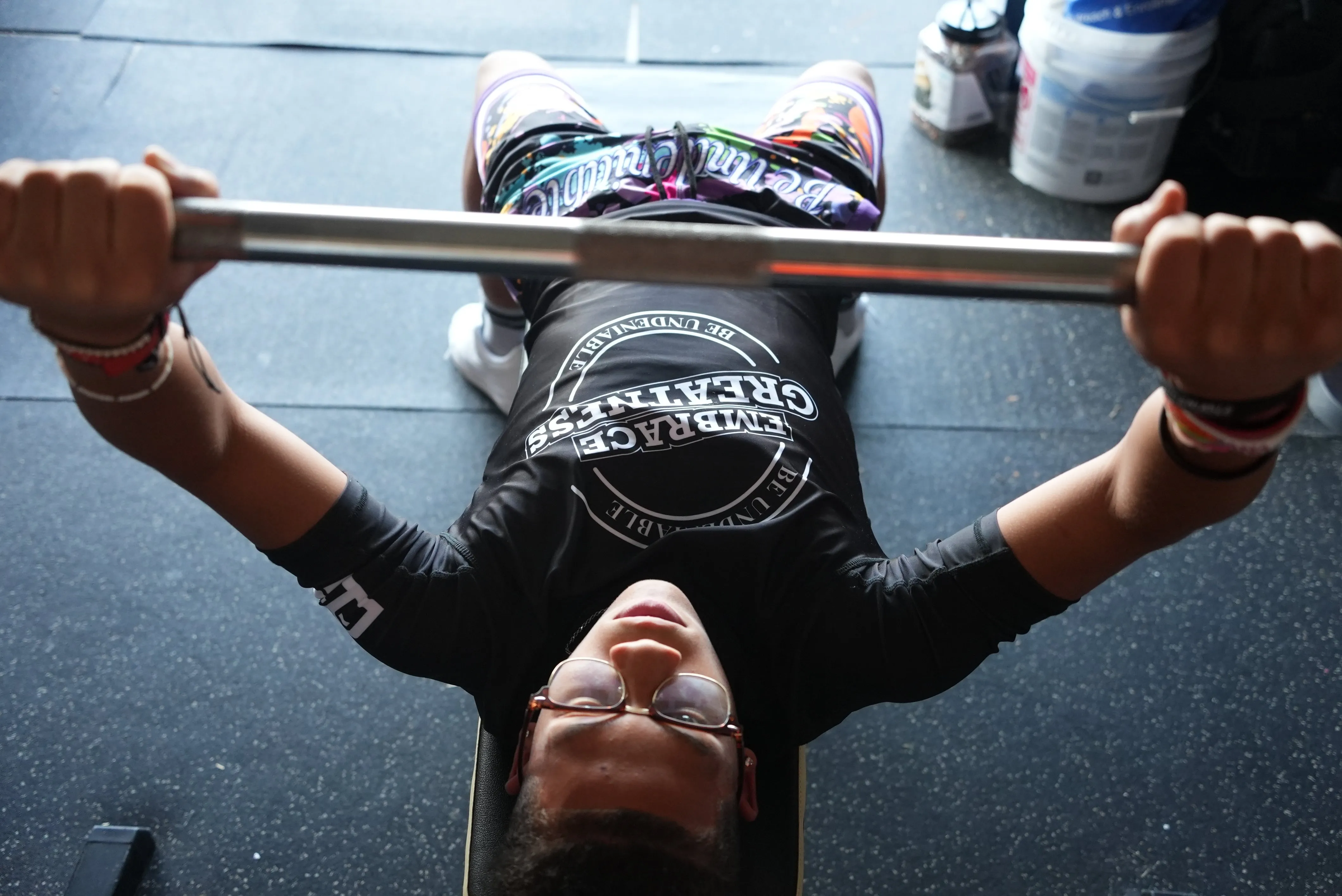 Embrace Greatness Compression Top (Black)