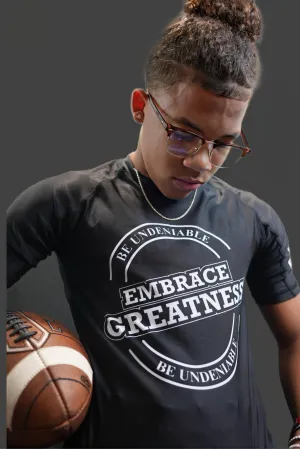 Embrace Greatness Compression Top (Black)