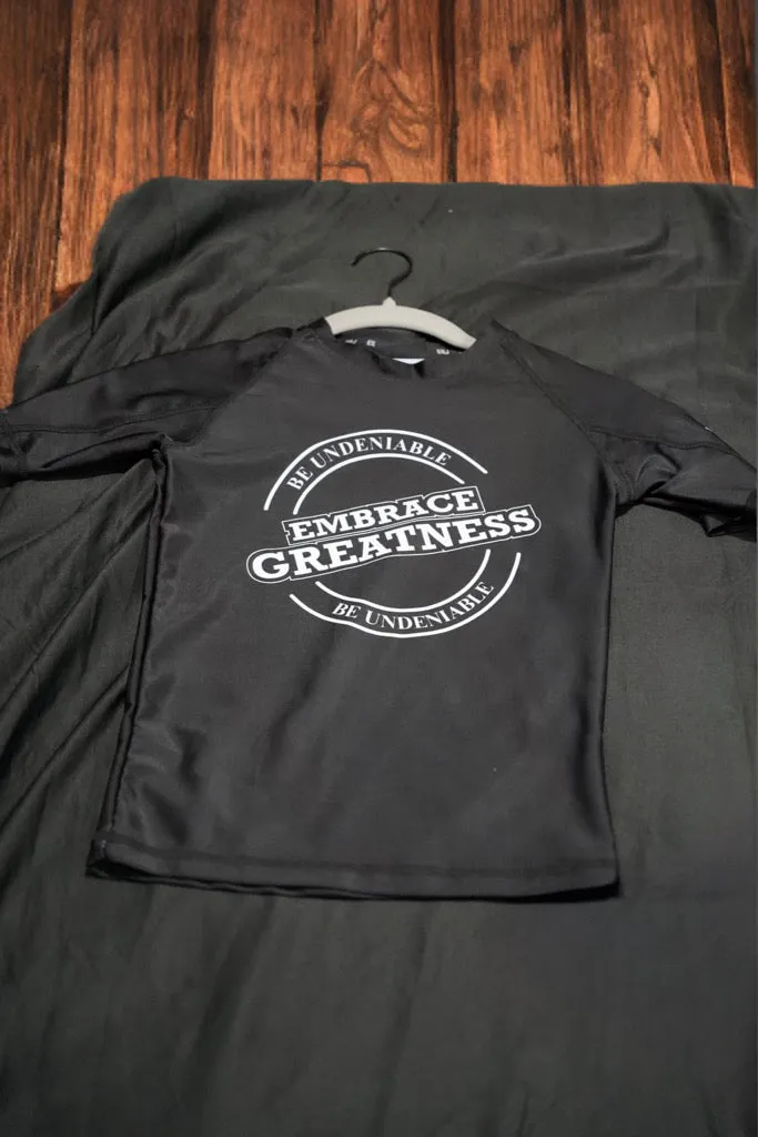 Embrace Greatness Compression Top (Black)