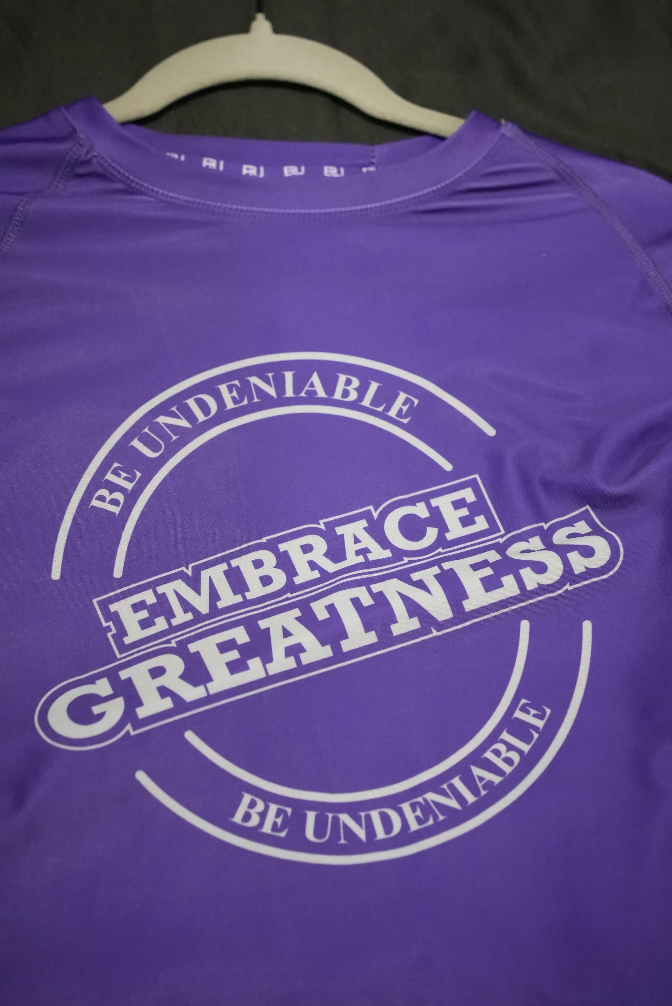 Embrace Greatness Compression Top (Purple)