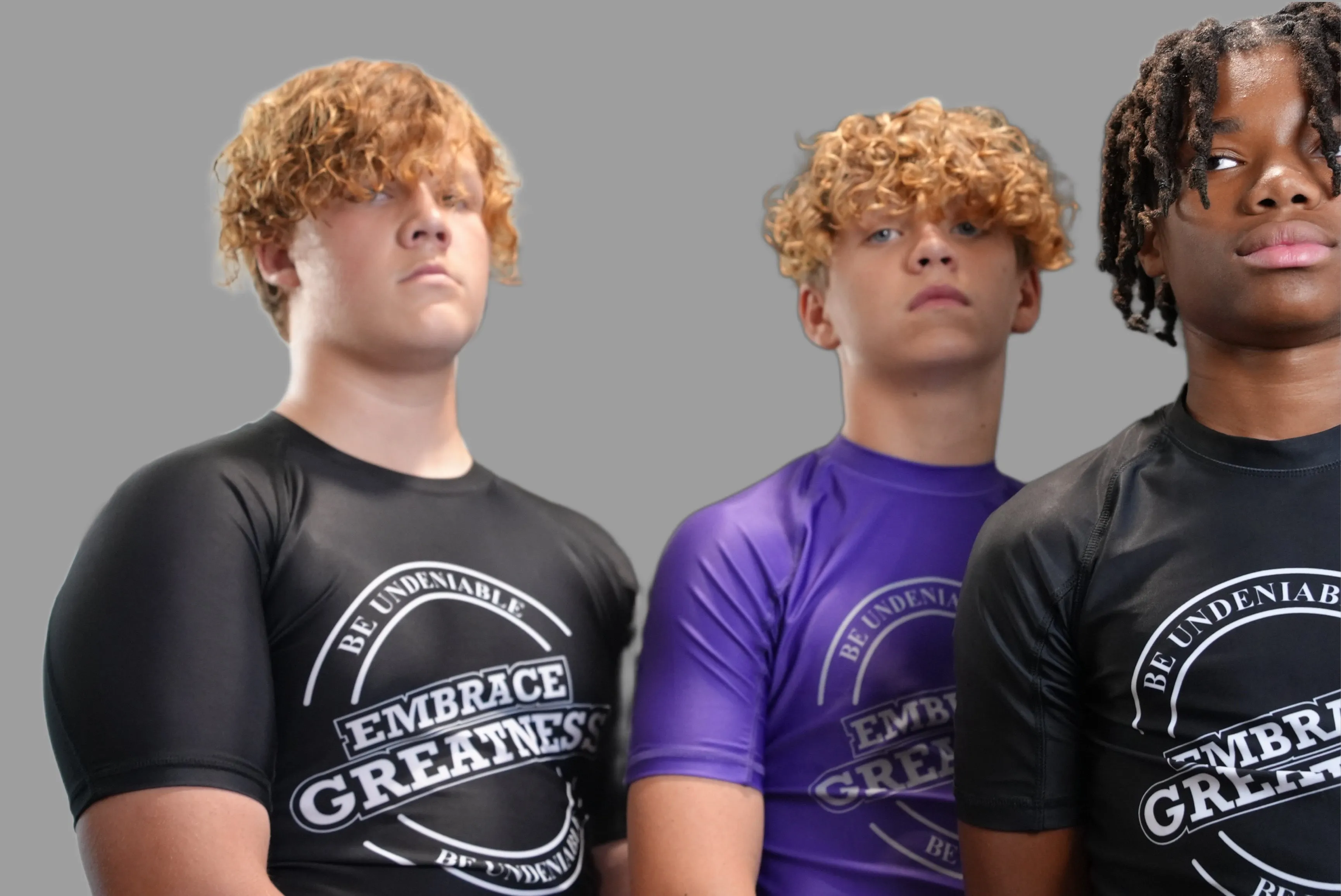 Embrace Greatness Compression Top (Purple)