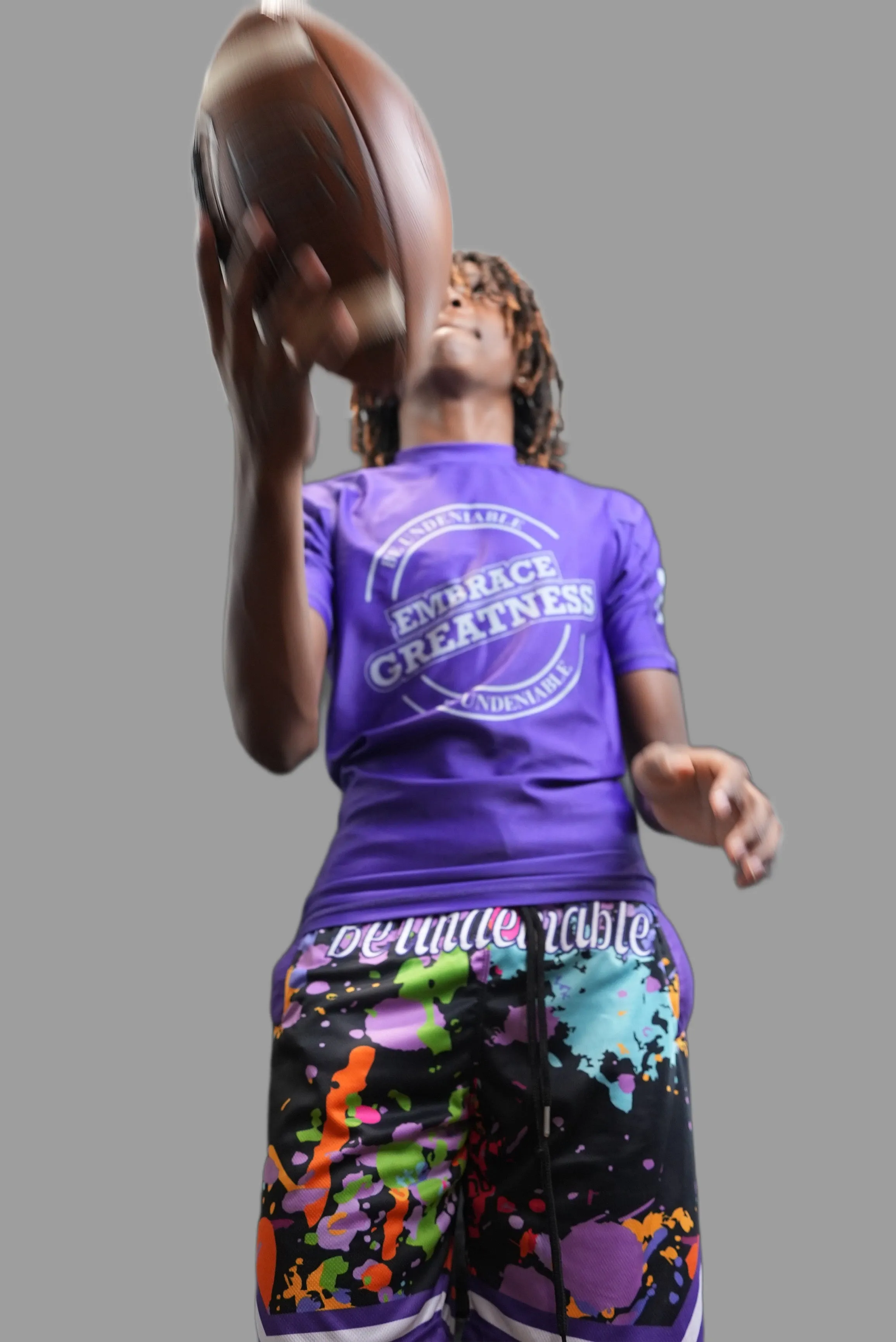 Embrace Greatness Compression Top (Purple)