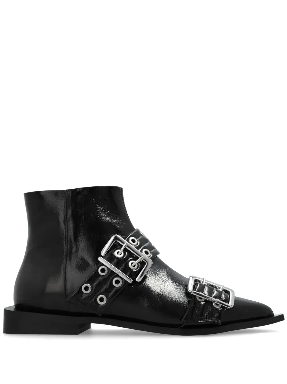 GANNI eyelet-detailing ankle boots