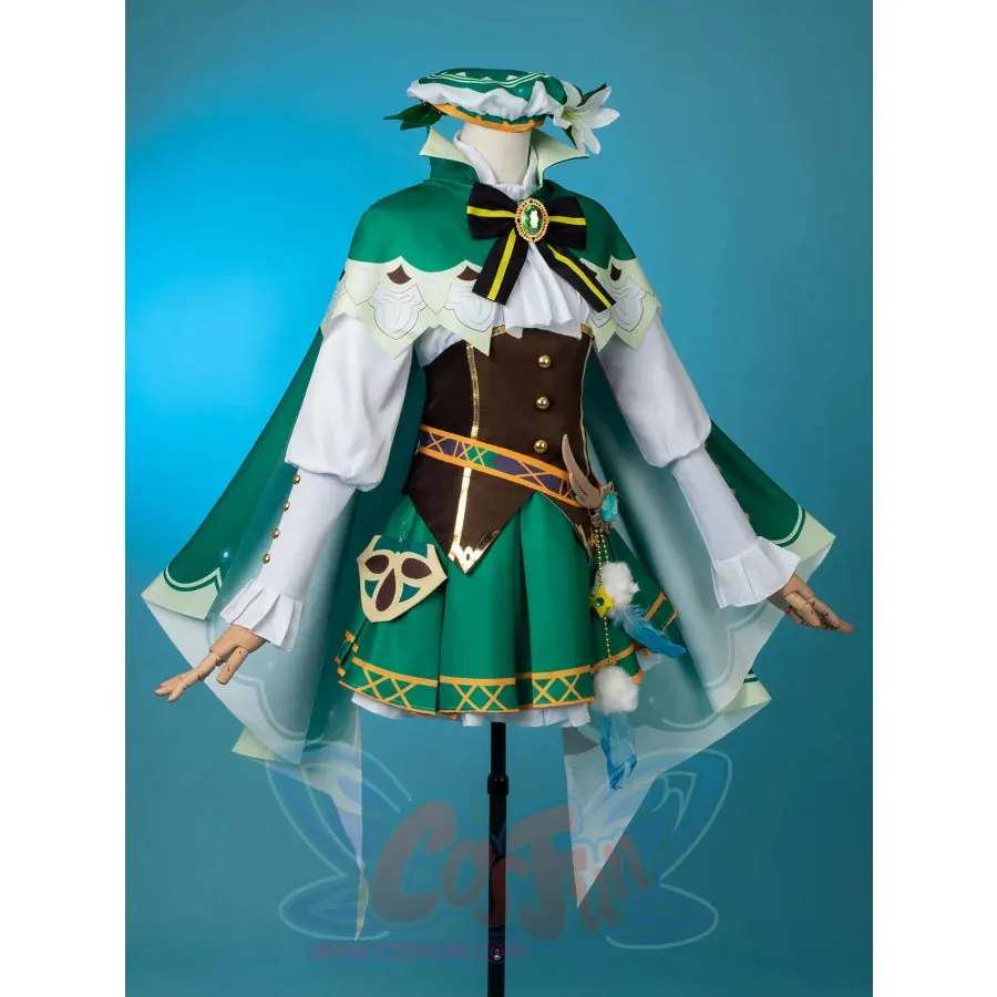 Genshin Impact Venti Barbatos Cosplay Costume C09031E  B