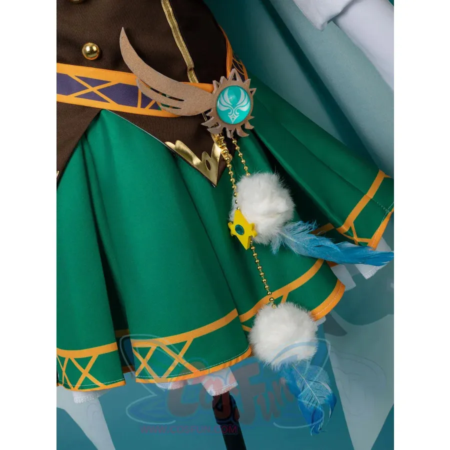 Genshin Impact Venti Barbatos Cosplay Costume C09031E  B
