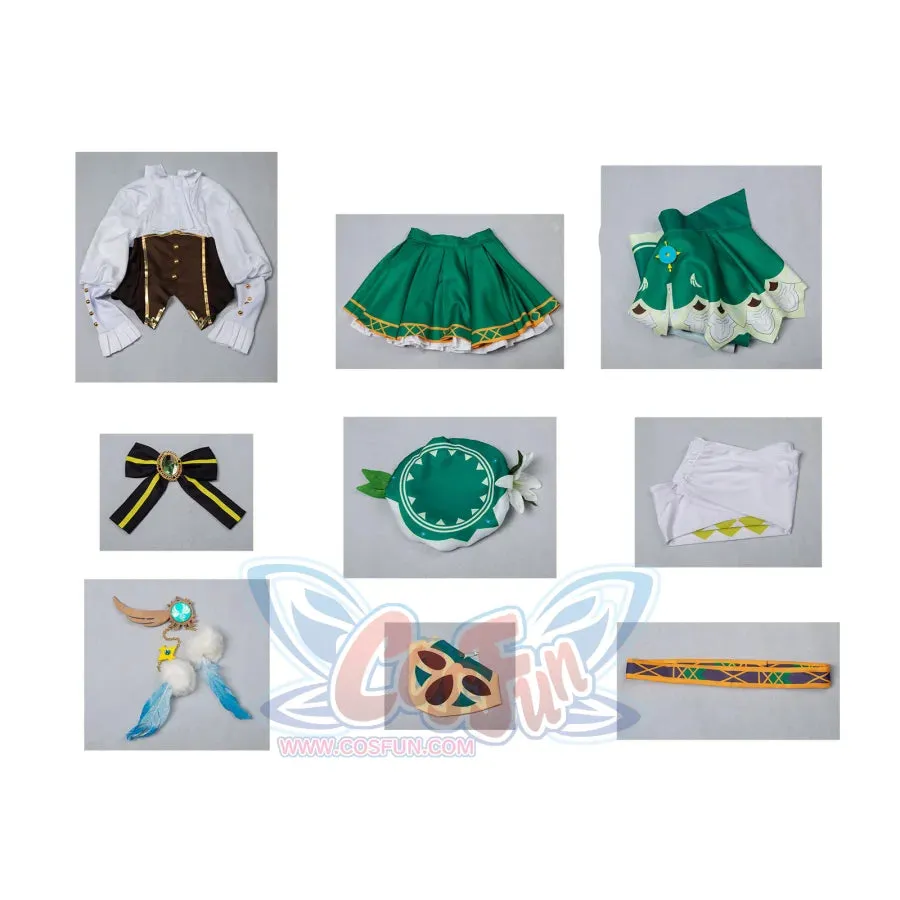 Genshin Impact Venti Barbatos Cosplay Costume C09031E  B