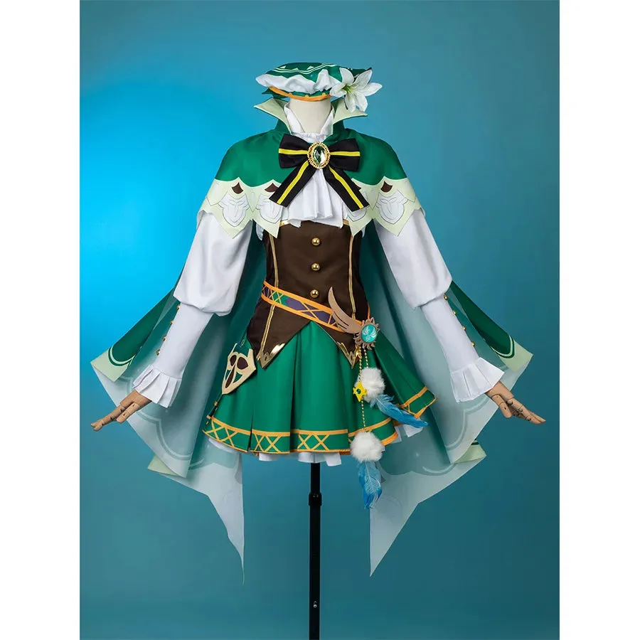 Genshin Impact Venti Barbatos Cosplay Costume C09031E  B