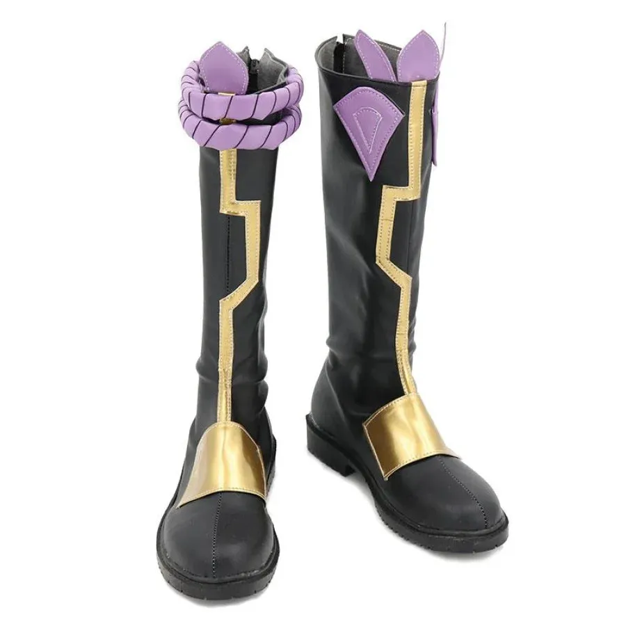 Genshin Impact Xiao Cosplay Shoes Men Boots C00111