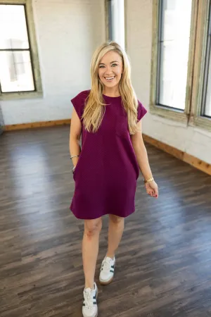 HAILEY TEXTURED MINI DRESS