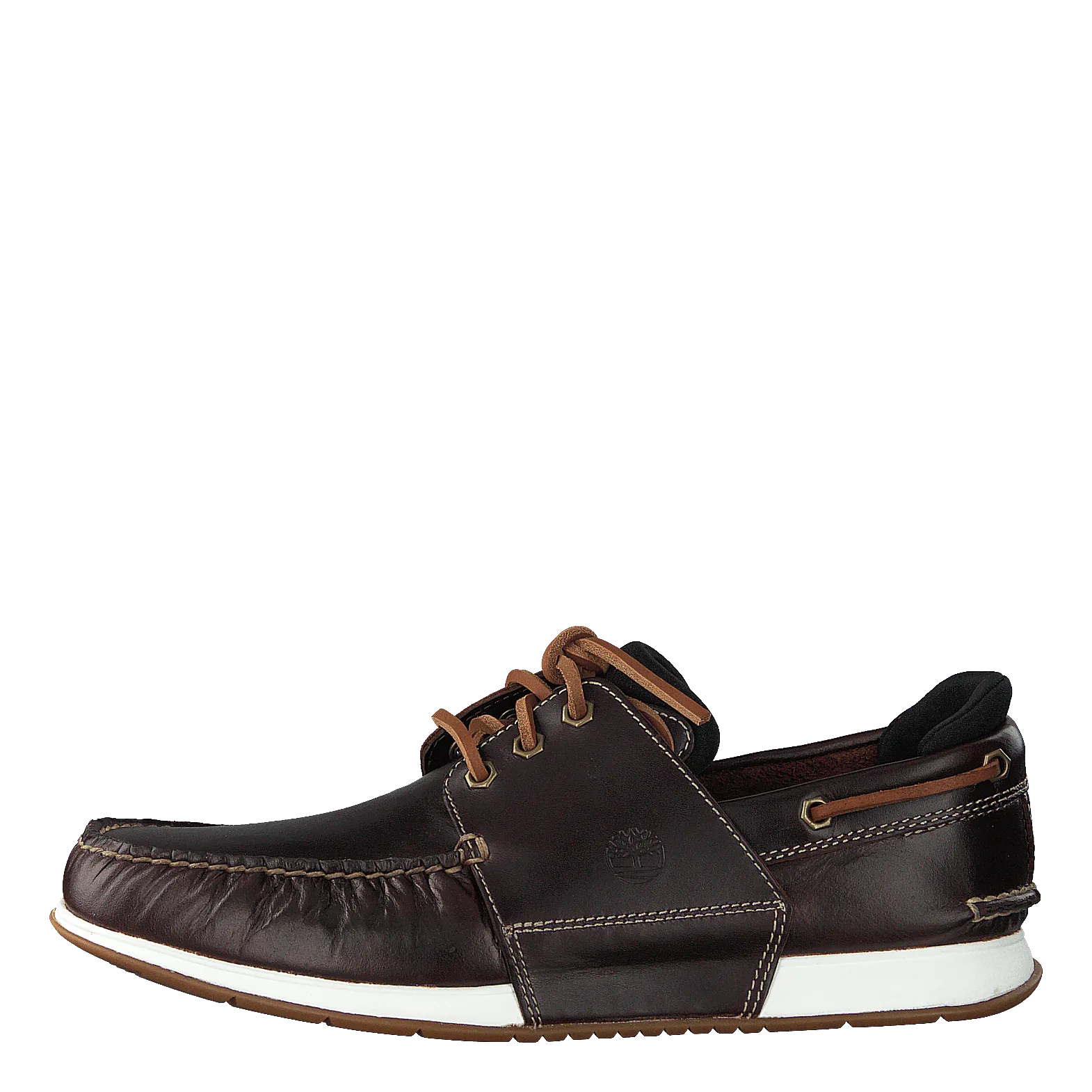 Heger's Bay 3 Eye Boat Medium Brown Full Grain