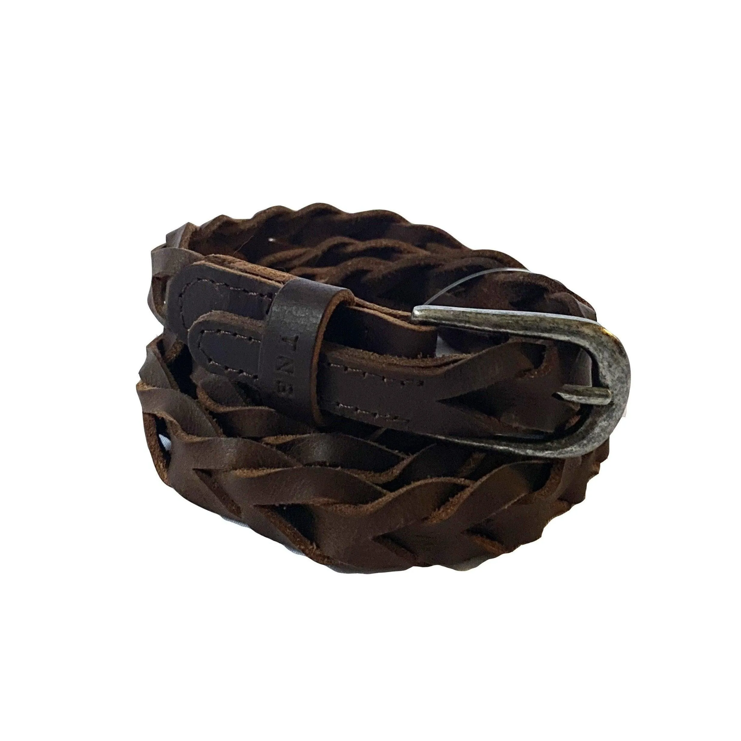 Leather Braided Belt