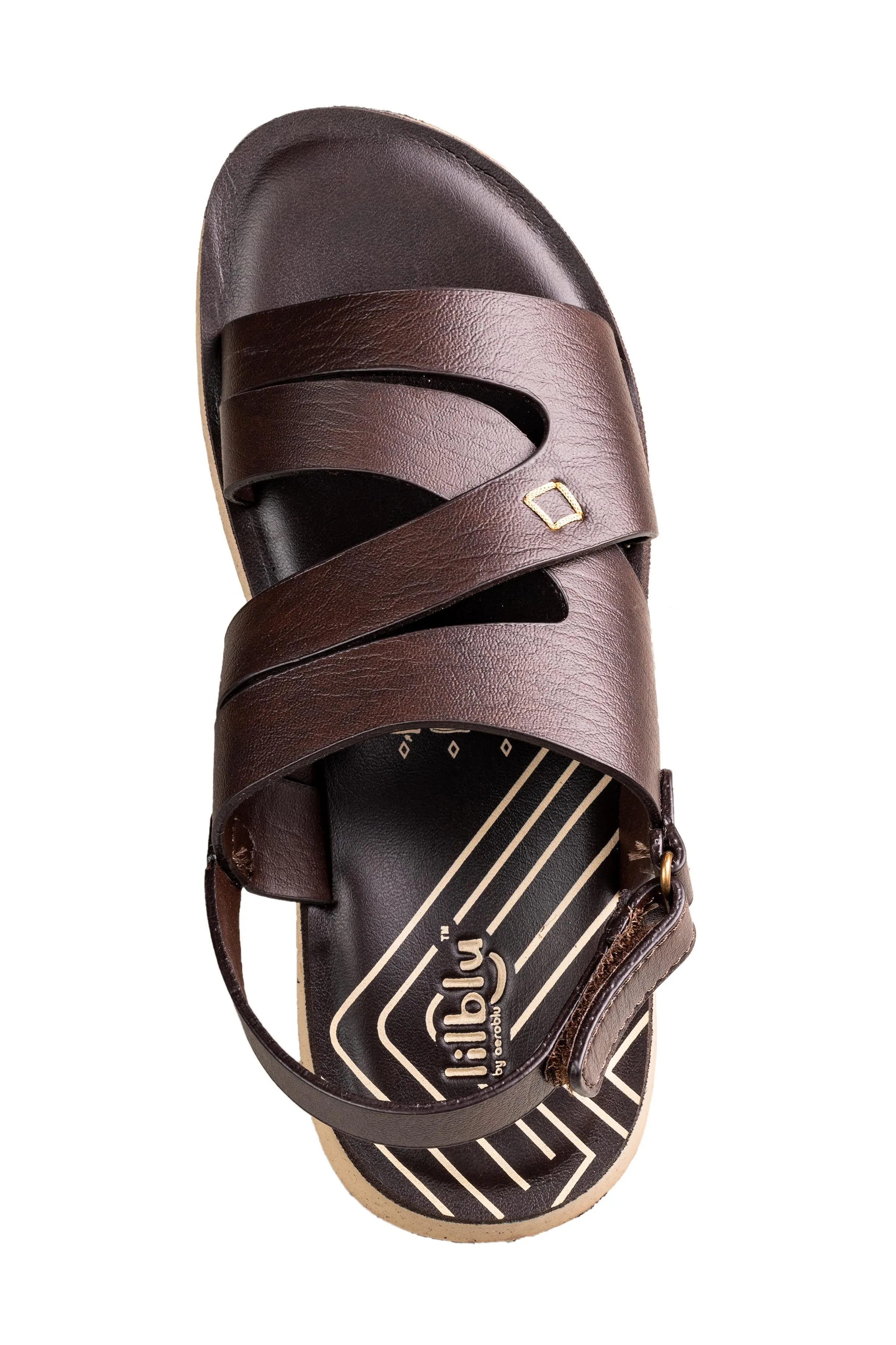Lilblu Boys Brown Sandal PU