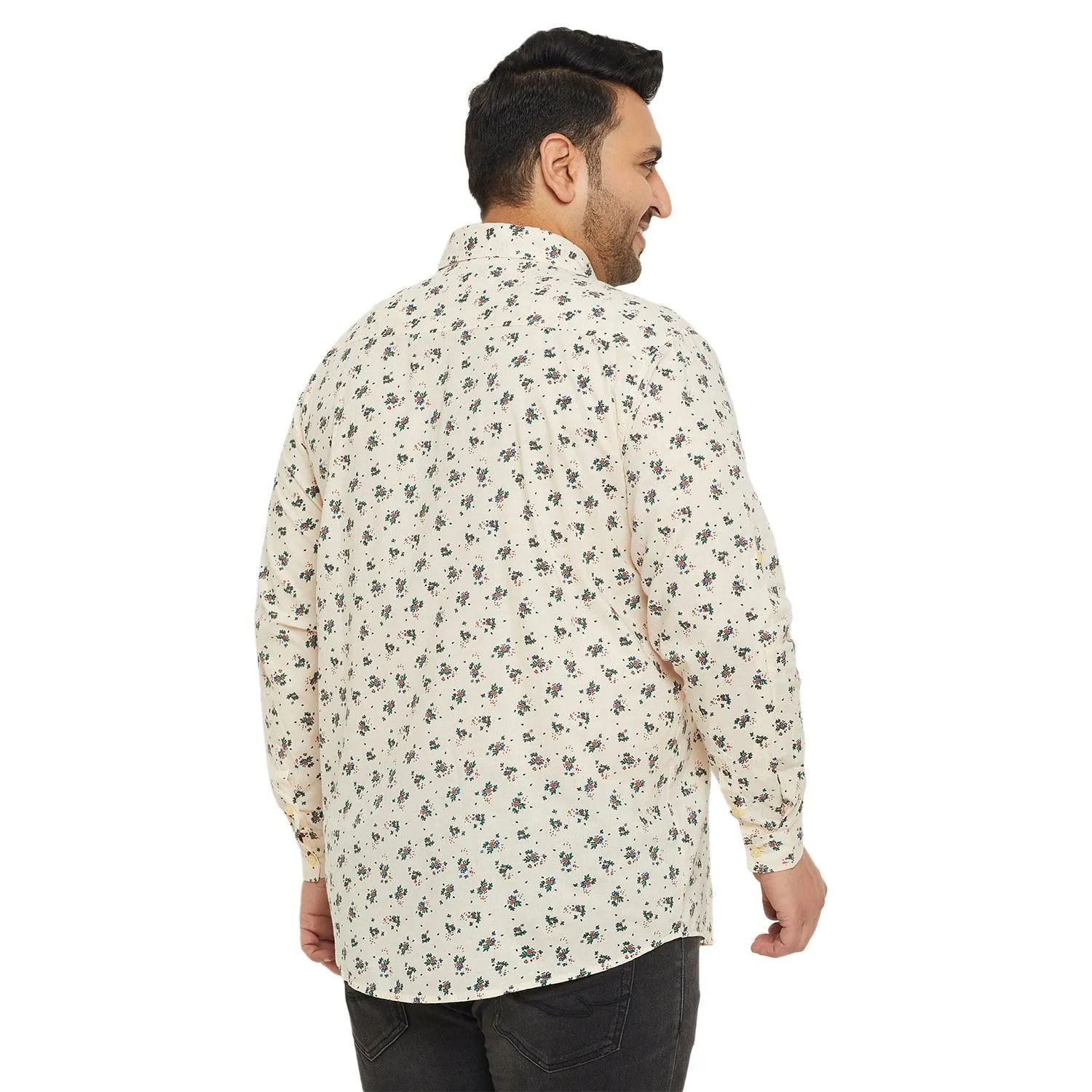 Men Plus Size Clazo Printed Shirt