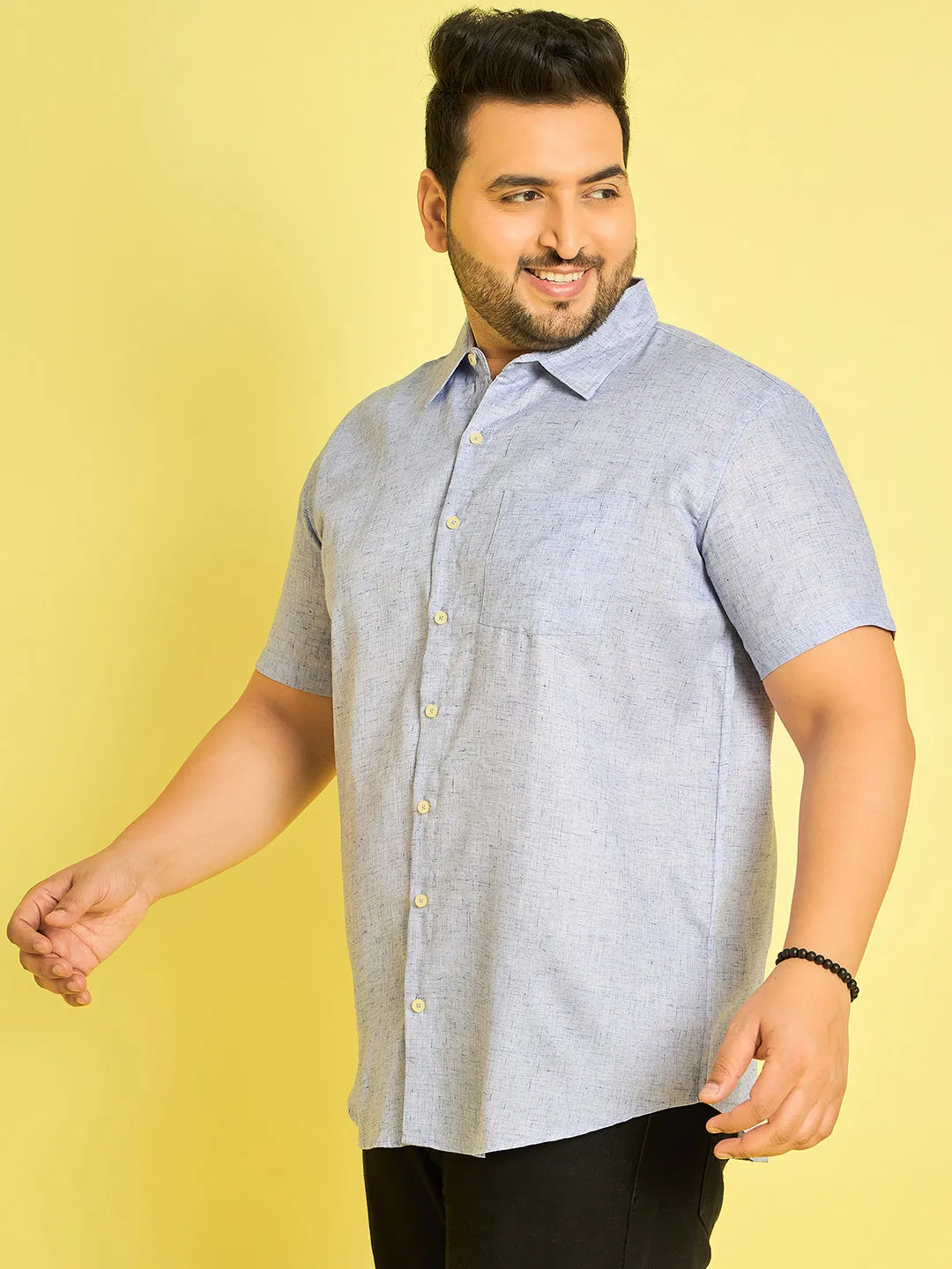 Men Plus Size Cruz Solid Shirt