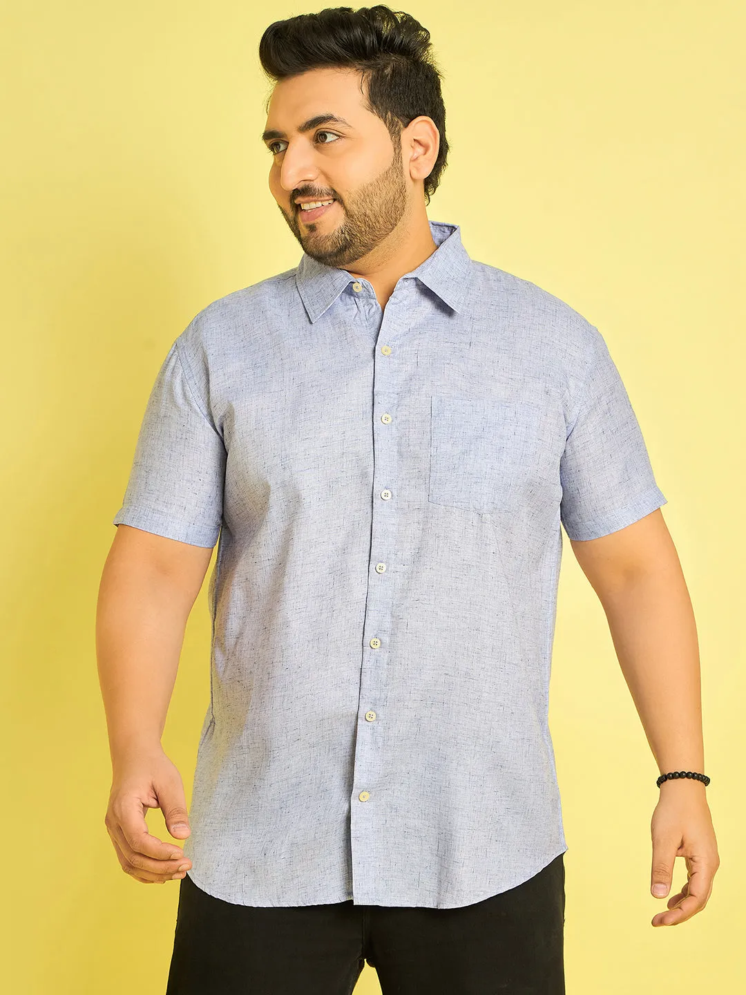 Men Plus Size Cruz Solid Shirt
