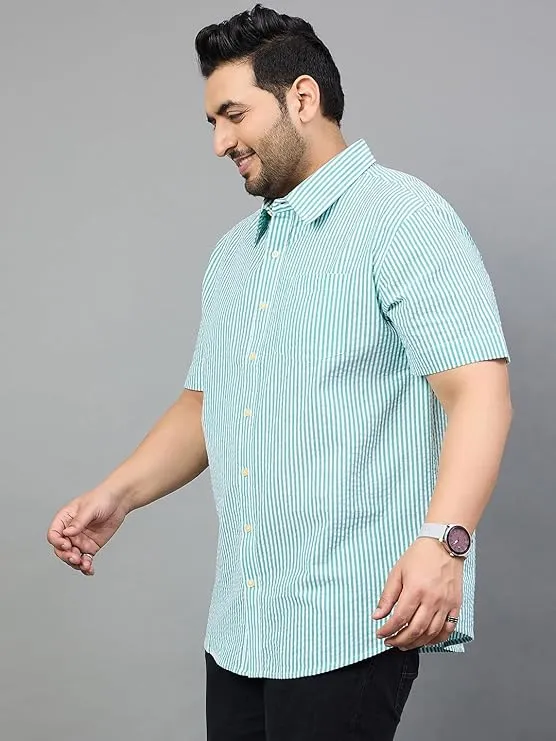 Men Plus Size Otto Striped Shirt