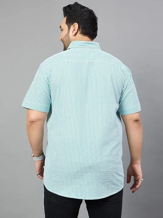Men Plus Size Otto Striped Shirt