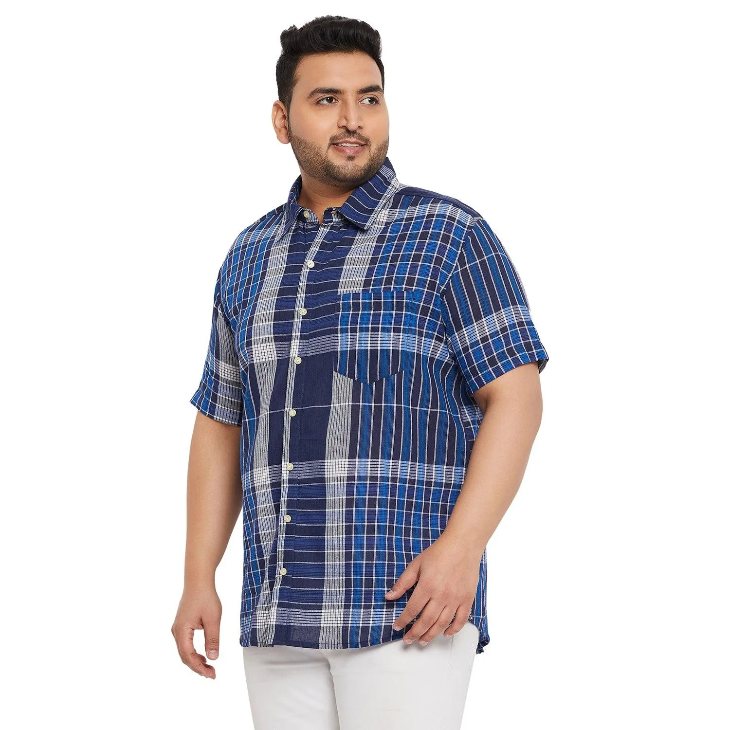 Men Plus Size Patrick Check Shirt