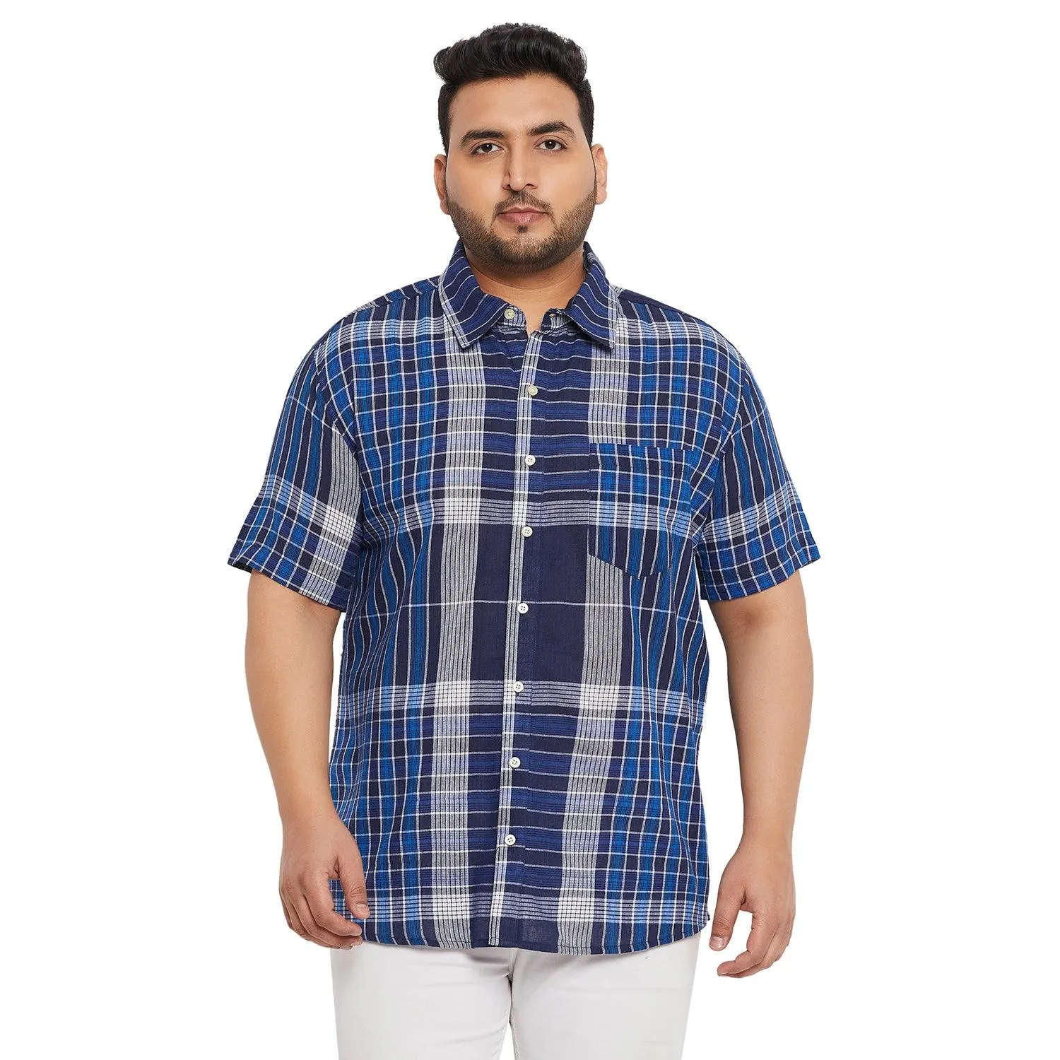 Men Plus Size Patrick Check Shirt