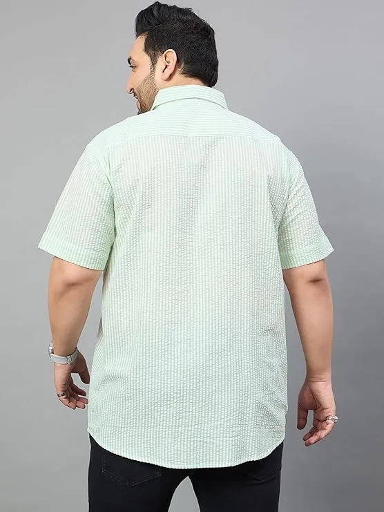 Men Plus Size Stetson Striped Shirt