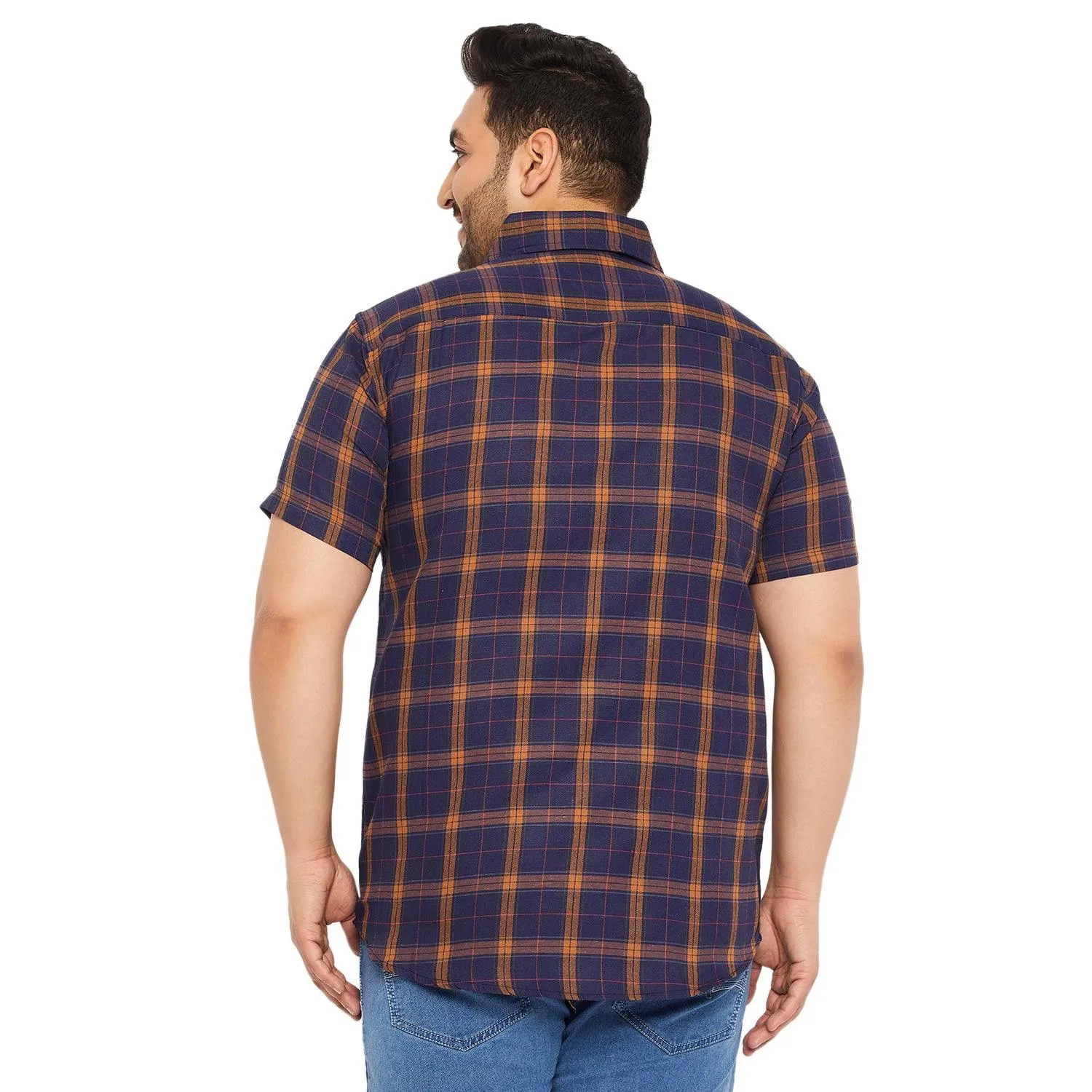 Men Plus Size Thistle Checked Shirt