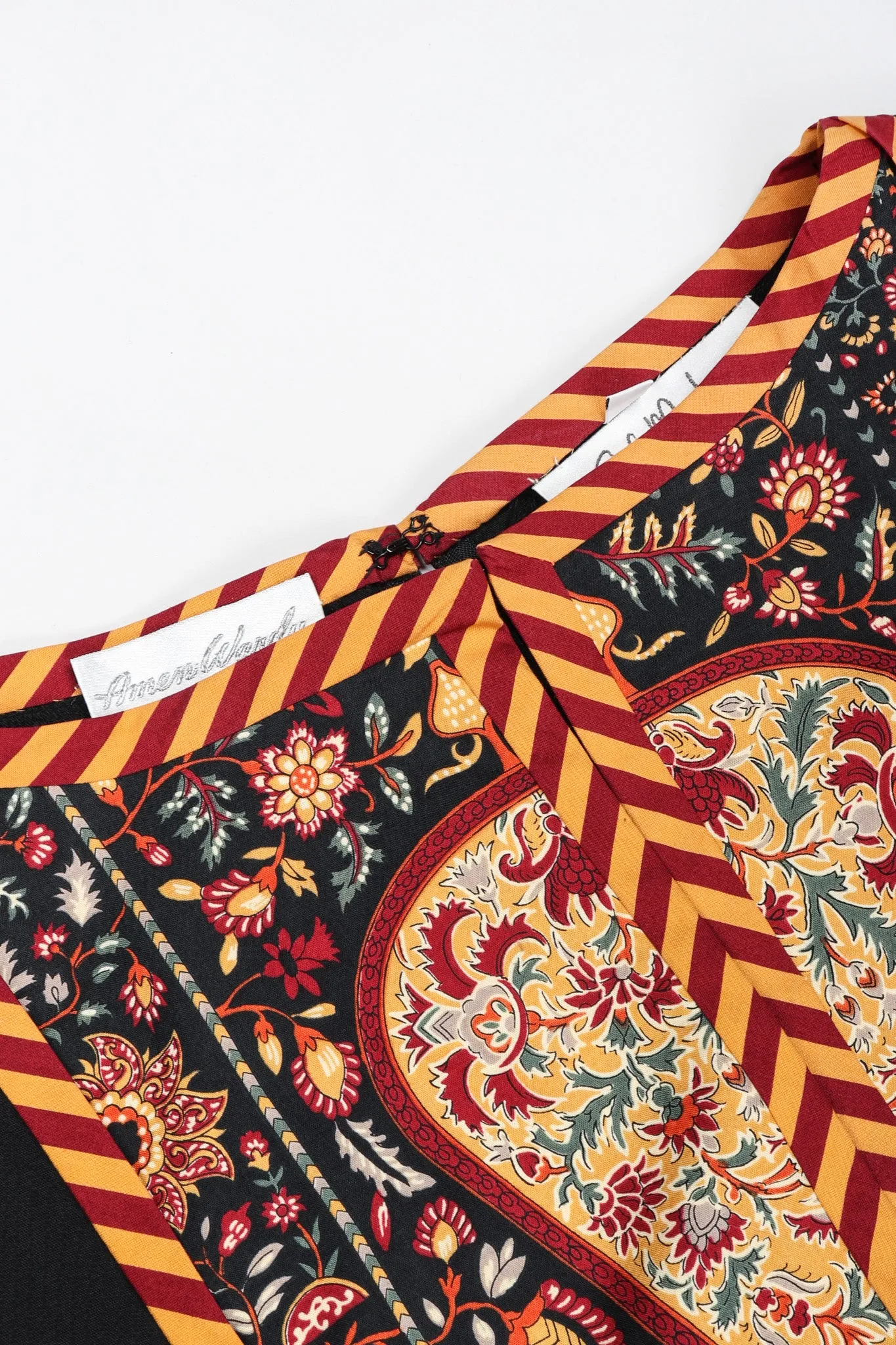 Mixed Print Tunic Minidress