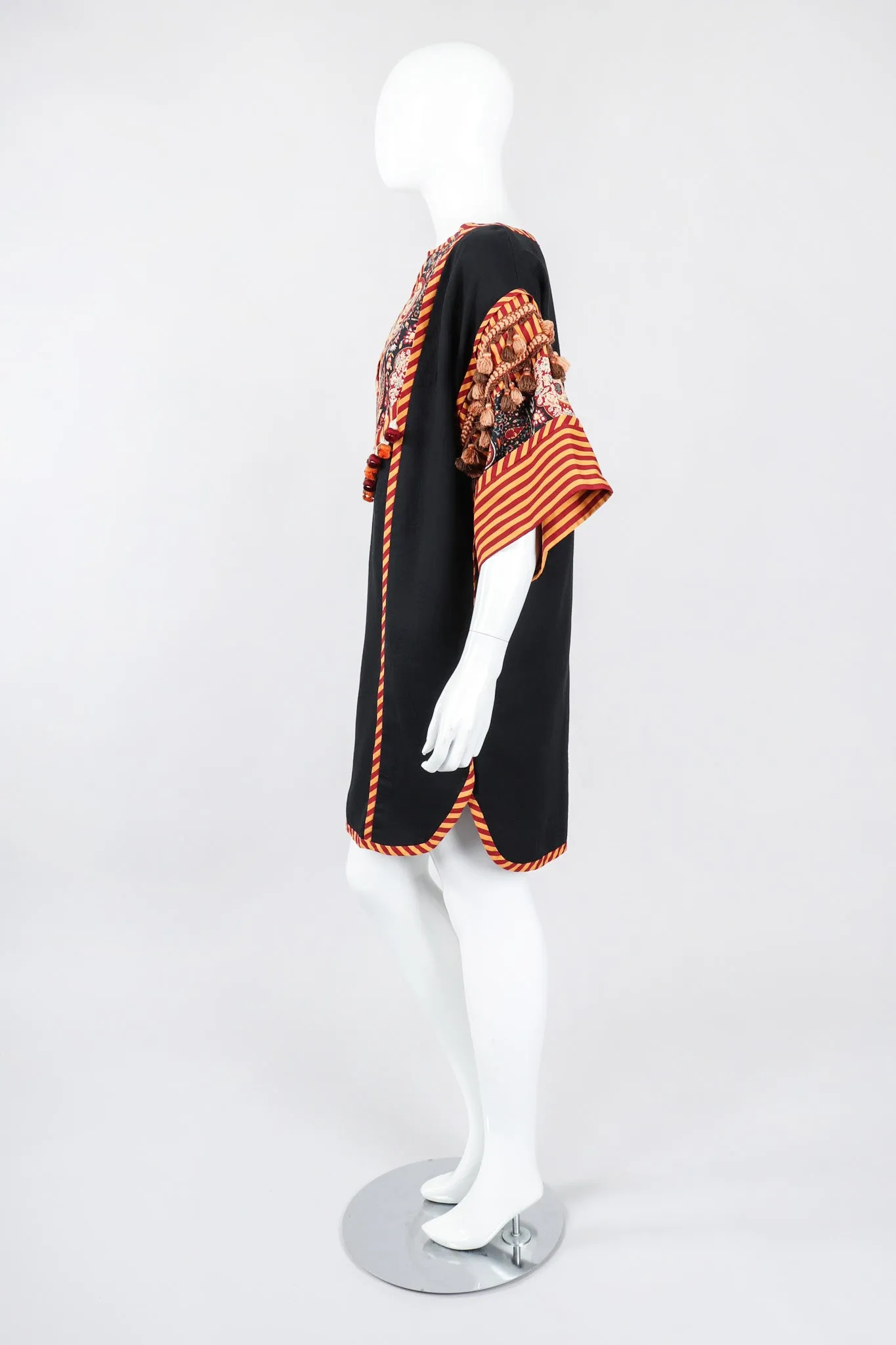 Mixed Print Tunic Minidress