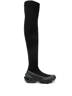 MM6 Maison Margiela X Salomon thigh-length chunky boots