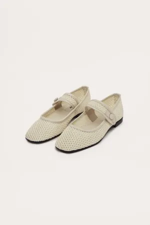 nico net ballerinas in tofu