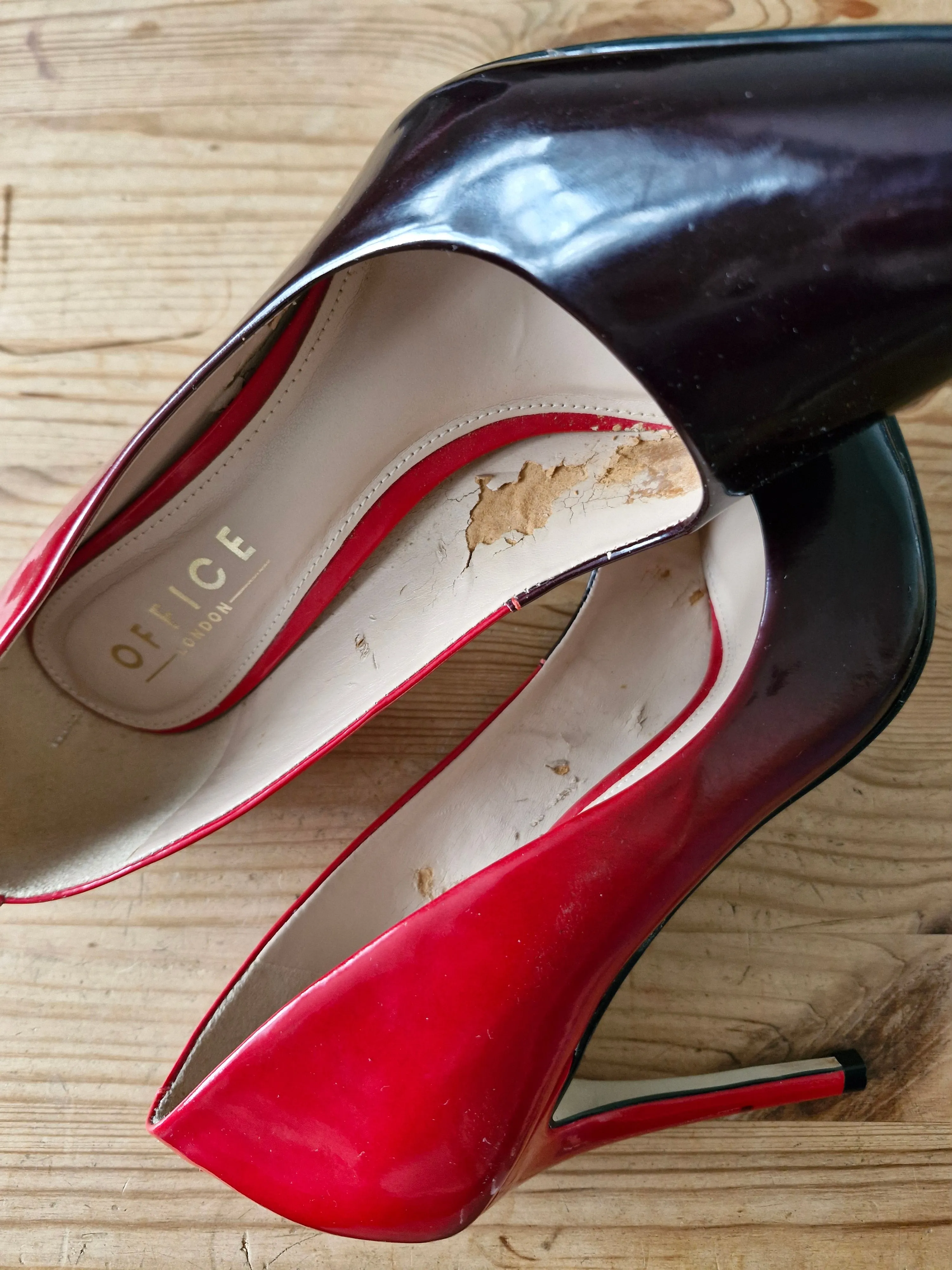 Ombre pointed court shoe - UK6