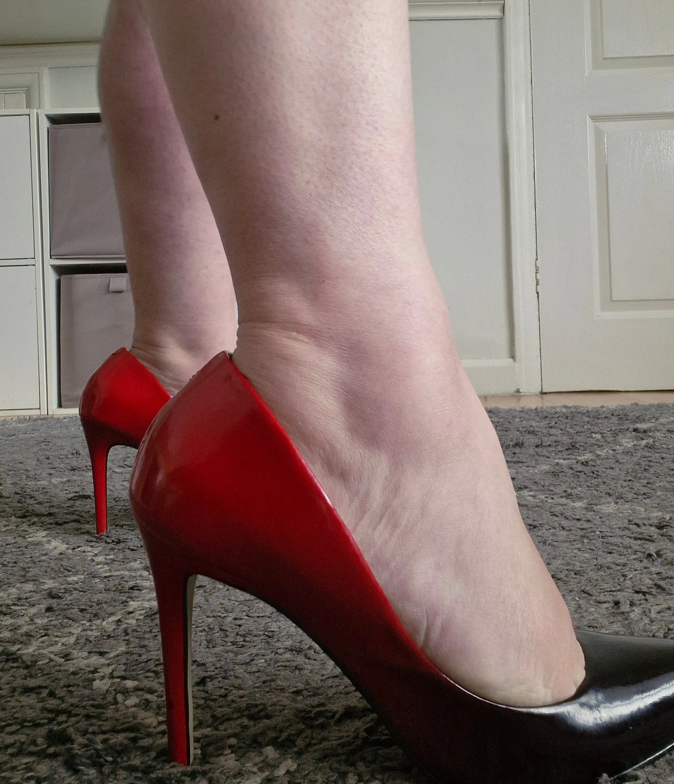 Ombre pointed court shoe - UK6