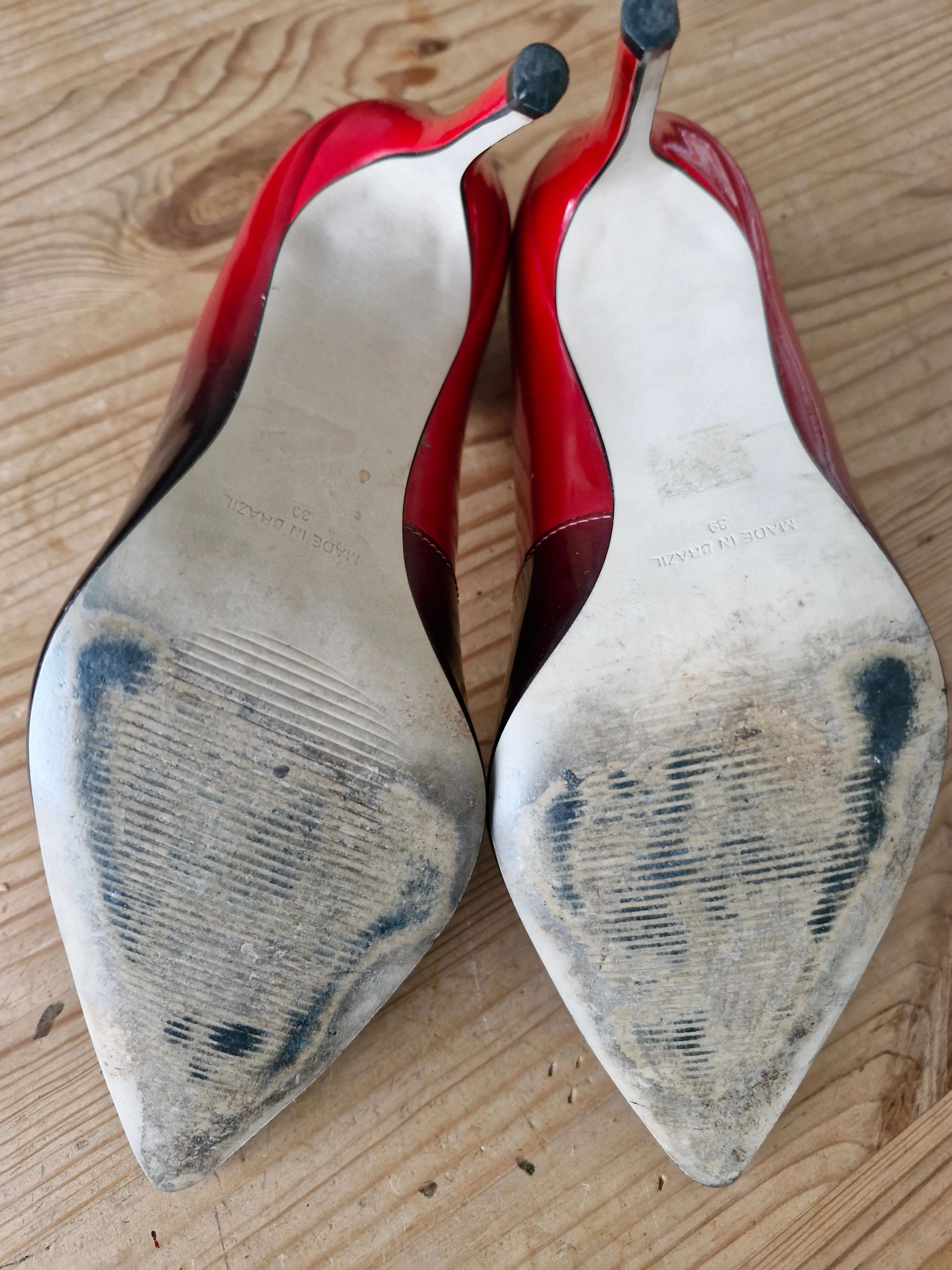 Ombre pointed court shoe - UK6