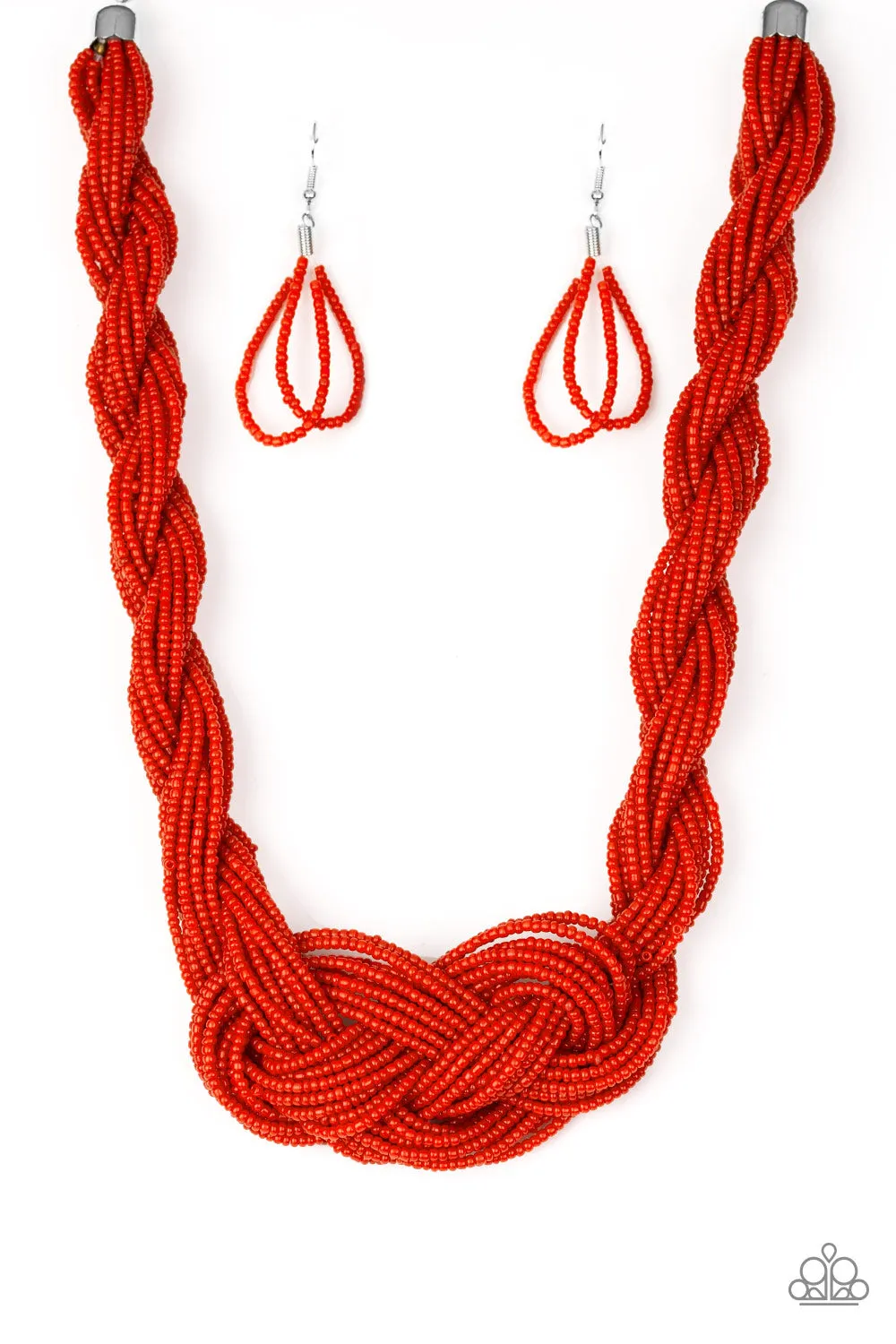 Paparazzi A Standing Ovation Red Necklace