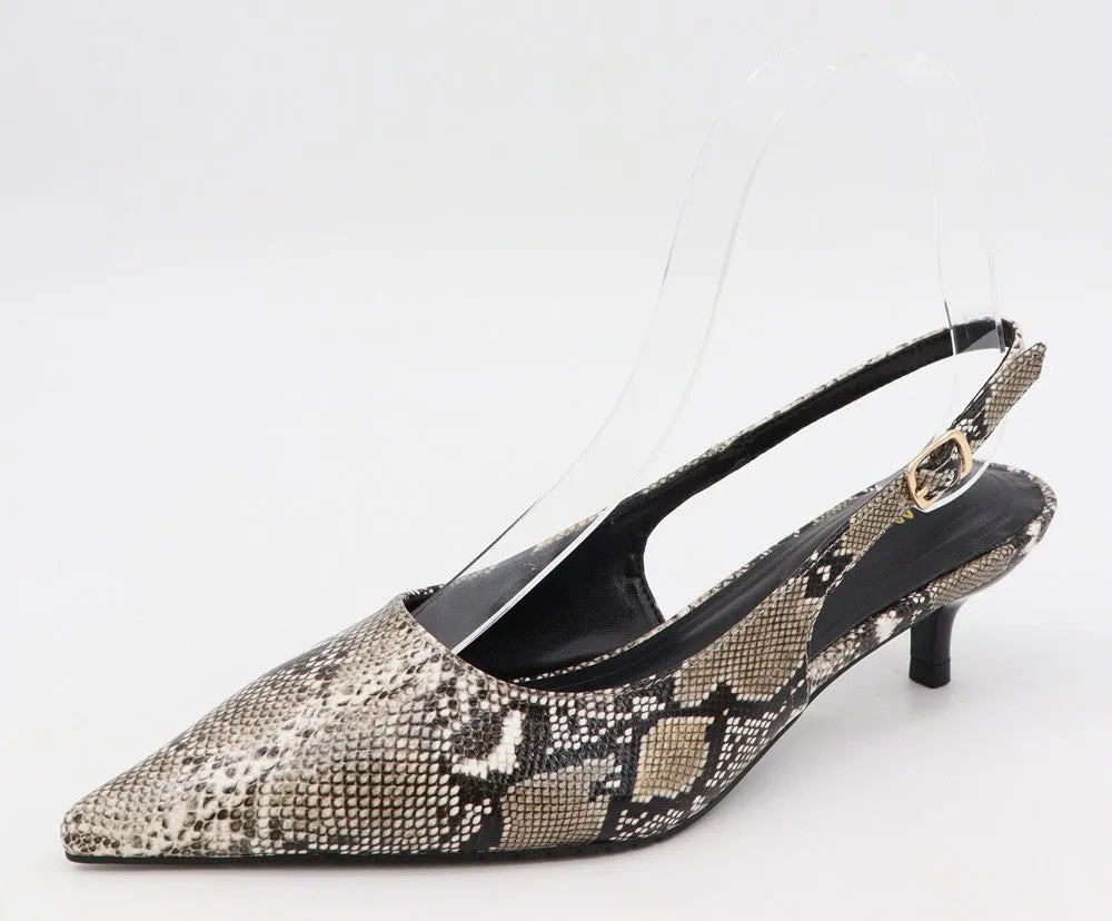 Parker Kitten Sling Heel