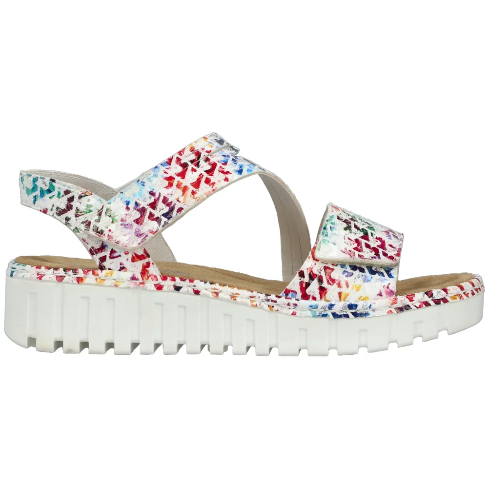 Rieker V1364-90 (Saffron) Multi Sandals