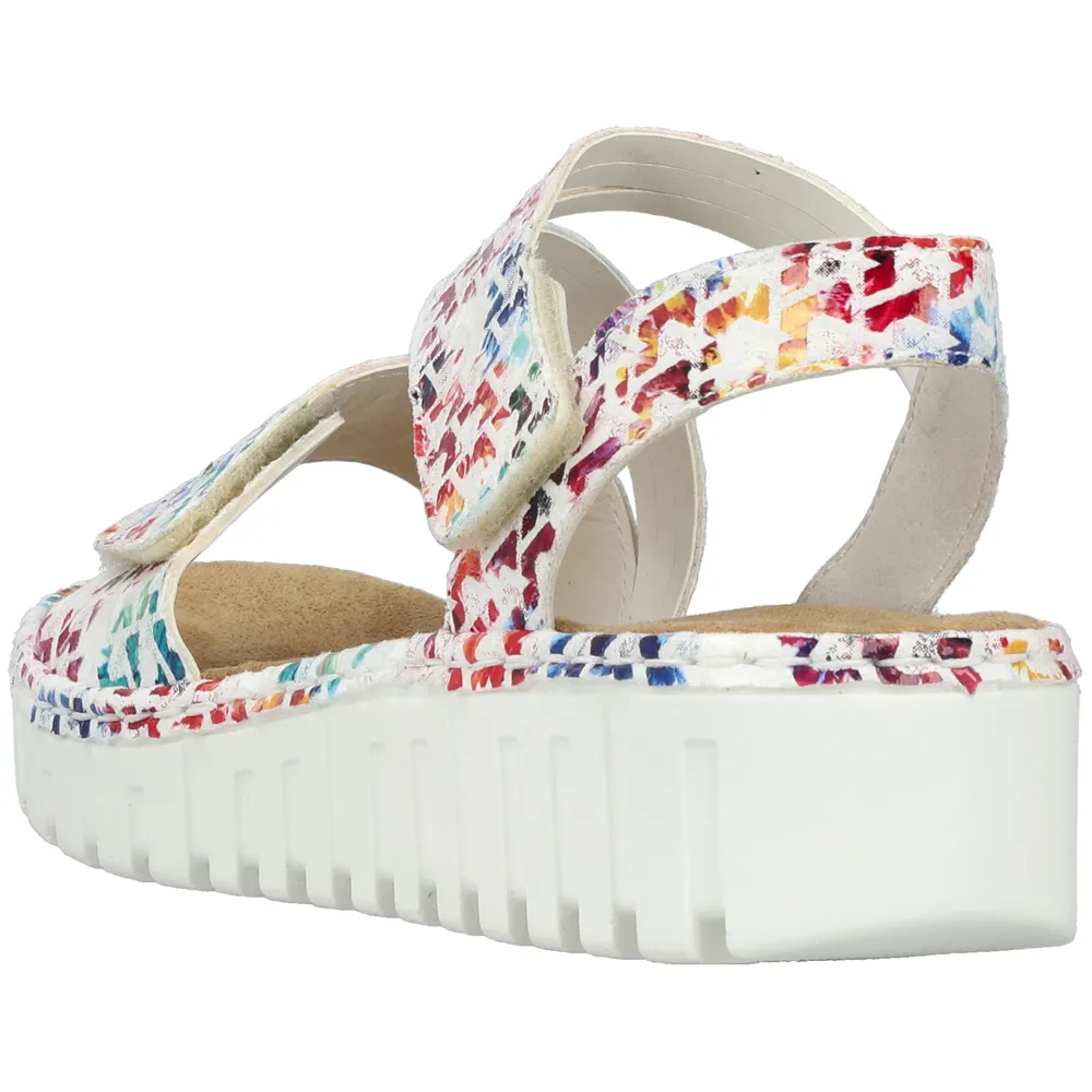Rieker V1364-90 (Saffron) Multi Sandals