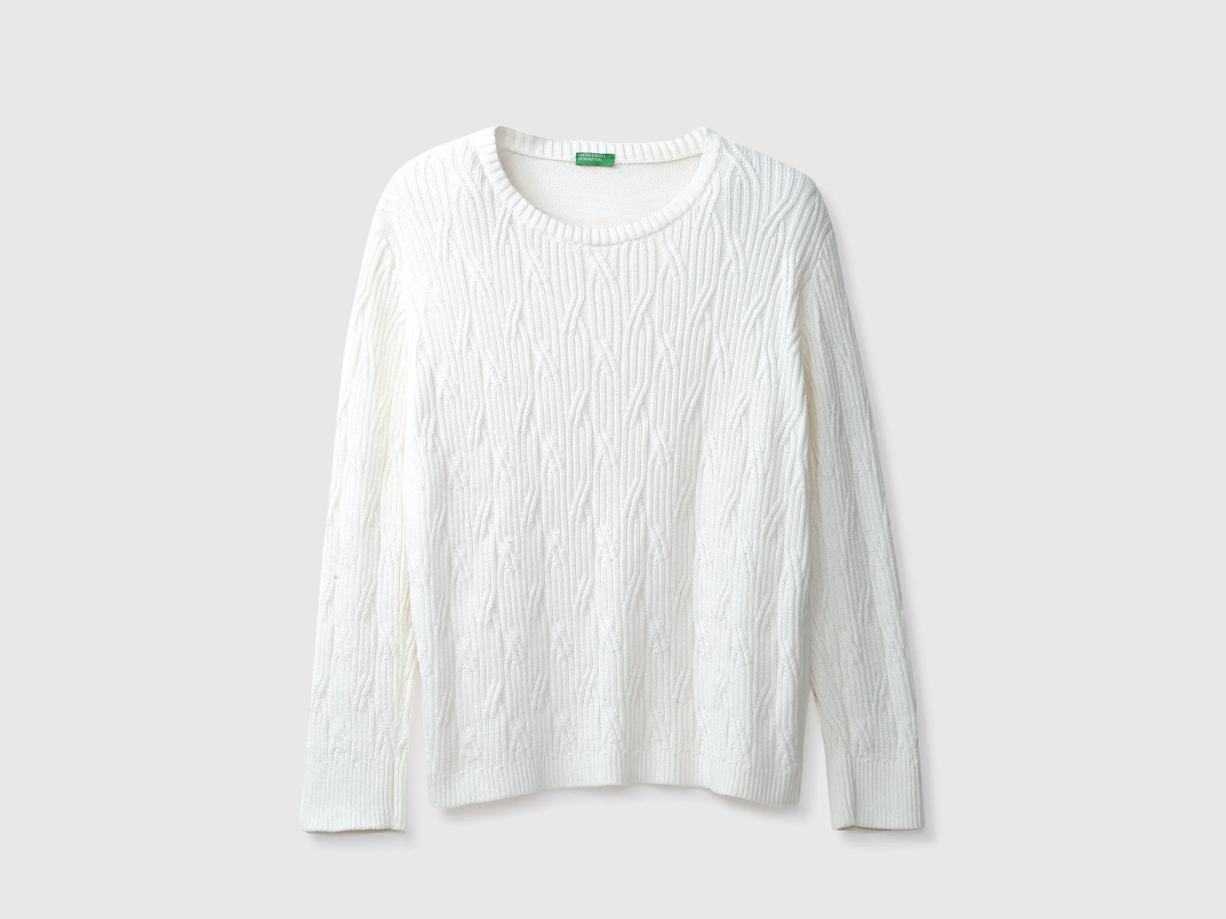 Round Neck Textured Top