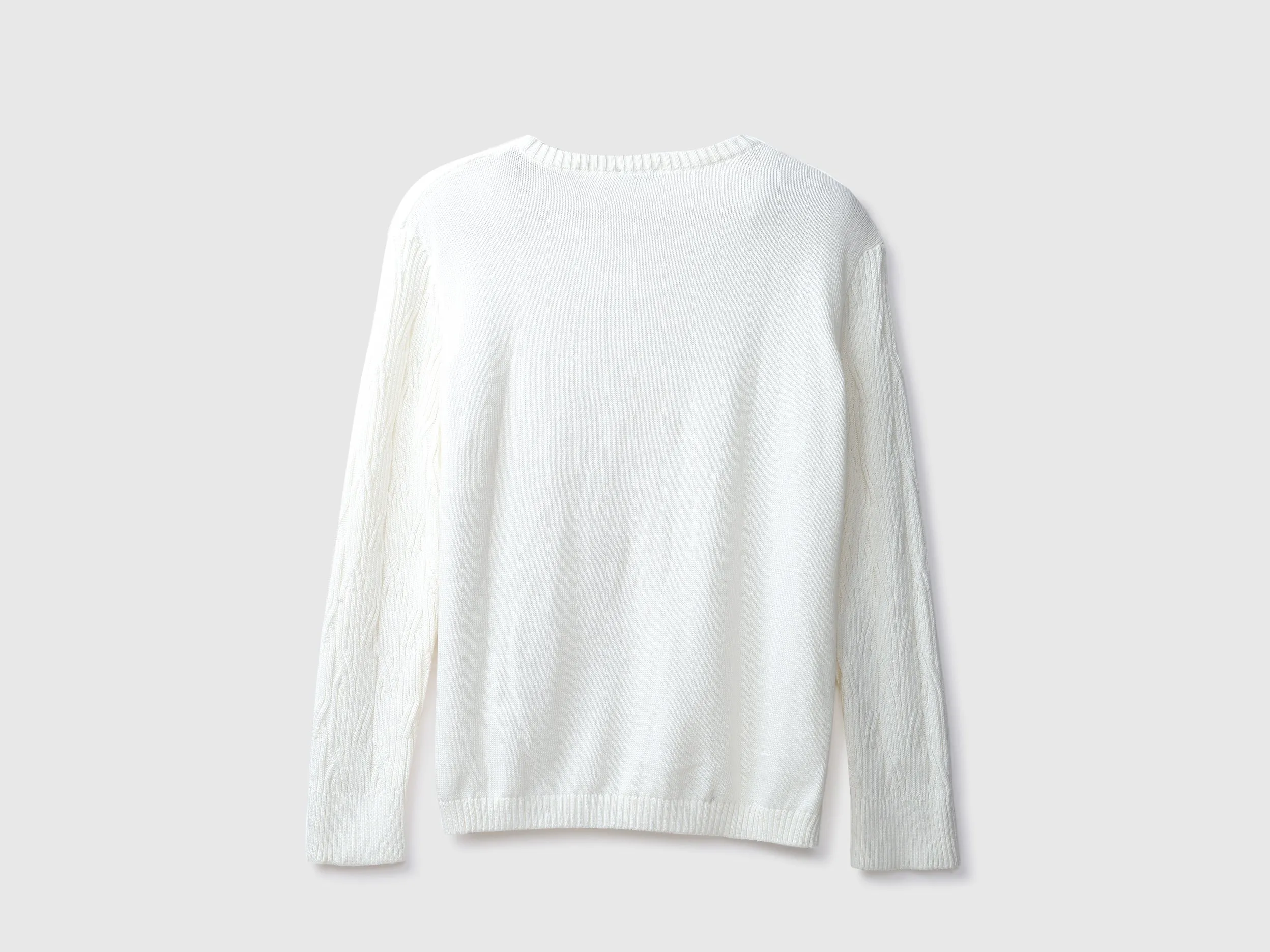 Round Neck Textured Top