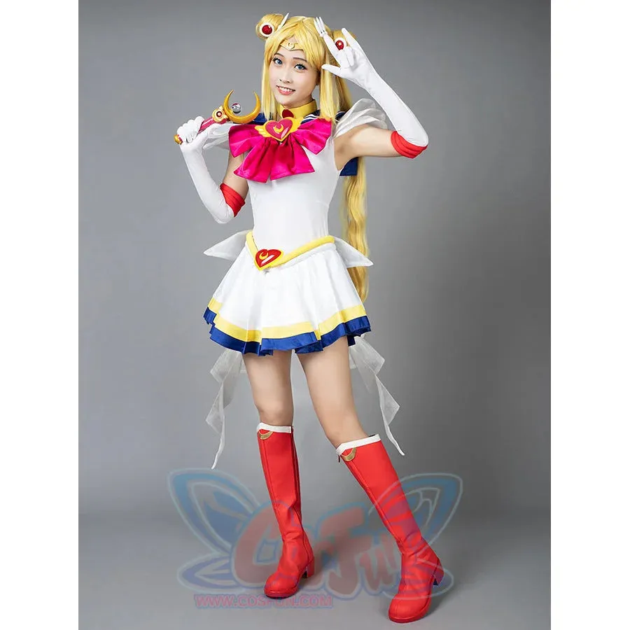 Sailor Super S Film Tsukino Usagi Serena Cosplay Costumes mp001570