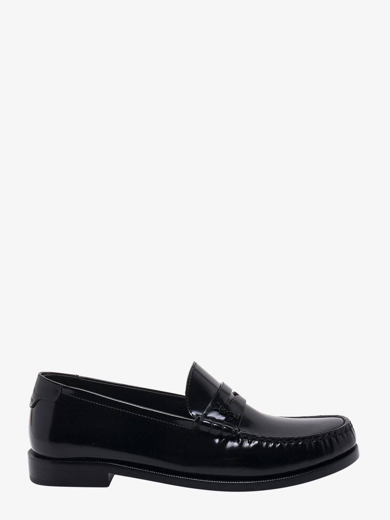 Saint Laurent Monogram Leather Loafer